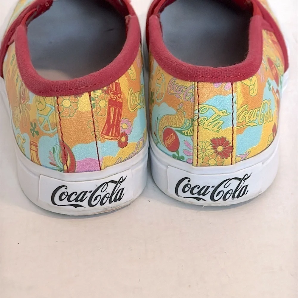 Rare EUC Coca Cola 1971 Unity Collection shoes kids US 5 Mex 22  Multicolor